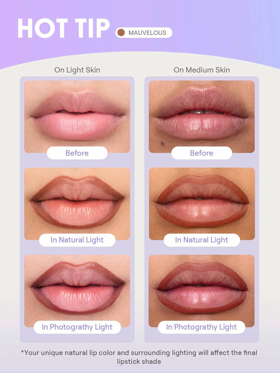 SHEGLAM Lipliner Fall In Line Peel Off Stain 010 Mauvelous, 3 g
