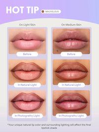 SHEGLAM Lipliner Fall In Line Peel Off Stain 010 Mauvelous, 3 g