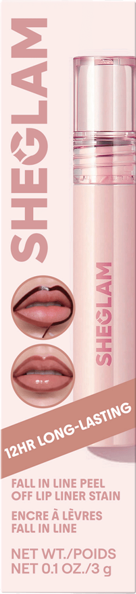 Lipliner Fall In Line Peel Off Stain 012 Bare Blush, 3 g