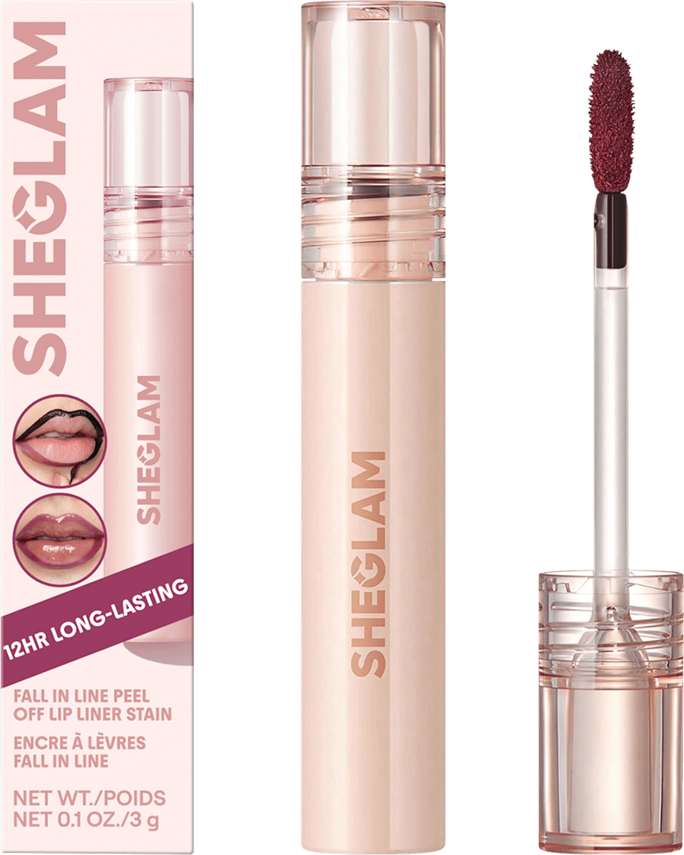 SHEGLAM Lipliner Fall In Line Peel Off Stain 110 Pinky Promise, 3 g