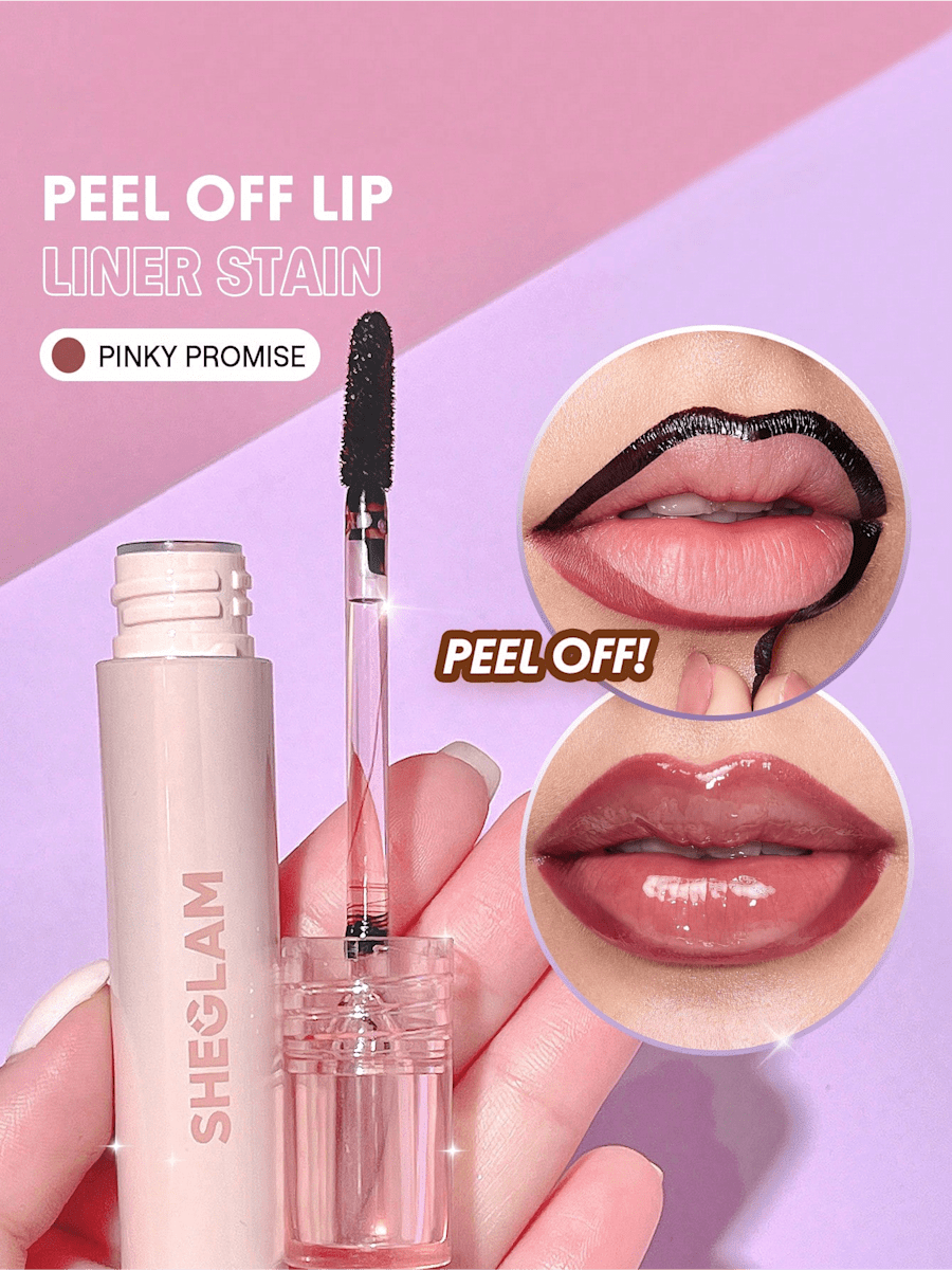 SHEGLAM Lipliner Fall In Line Peel Off Stain 110 Pinky Promise, 3 g