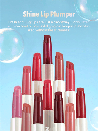 Lippenstift Lip Plumper Shine Sepia Kiss, 2 g