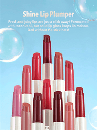 Lippenstift Lip Plumper Shine Sepia Kiss, 2 g