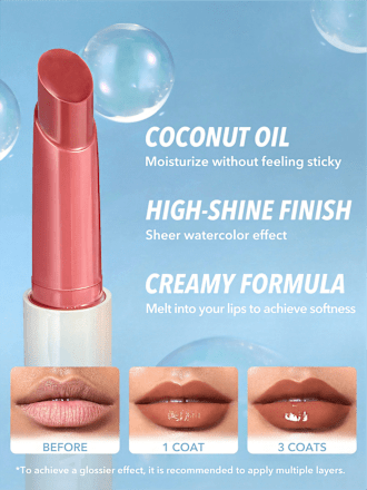 Lippenstift Lip Plumper Shine Sepia Kiss, 2 g