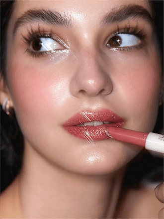 Lippenstift  Plumper Shimmer Pink Flamingo, 2,3 g