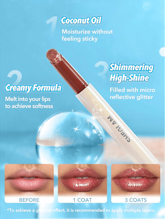 Lippenstift  Plumper Shimmer Pink Flamingo, 2,3 g