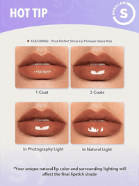 Lippenstift Plumper Shine First Crush, 2 g