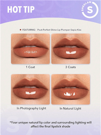 Lippenstift Plumper Shine Hot Cocoa, 2 g