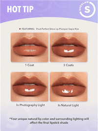 Lippenstift Plumper Shine Hot Cocoa, 2 g