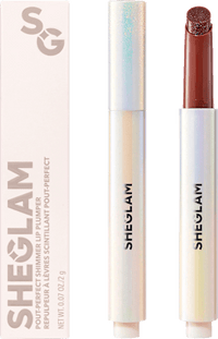 Lippenstift Shimmer Plumper-Sepia Kiss, 2,3 g