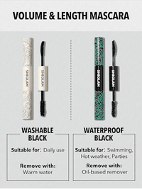Mascara All In One Volume & Length Washable Black, 8 g