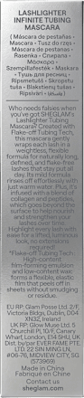 Mascara Lashlighter Infinite Tubing Black, 8 ml