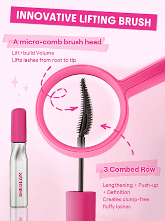 Mascara Lashlighter Up & Out Black, 8 ml