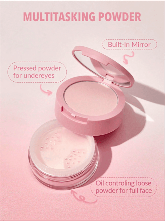 Puder Duo Face&Under Eye Bubblegum, 14 g