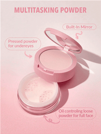 Puder Duo Face&Under Eye Bubblegum, 14 g