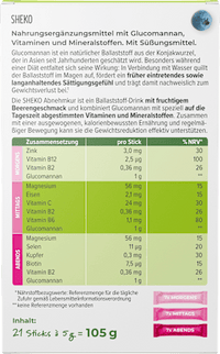 Abnehmkur Sticks Beerengeschmack 21 St, 105 g