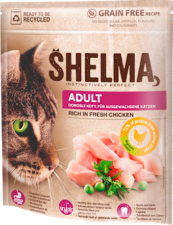 Droog kattenvoer met kip, volwassen, 750 g