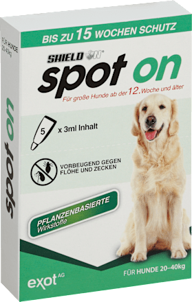 Insektenschutz Fluid spot on für große Hunde (5x3 ml), 15 ml