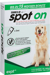 Insektenschutz Fluid spot on für große Hunde (5x3 ml), 15 ml