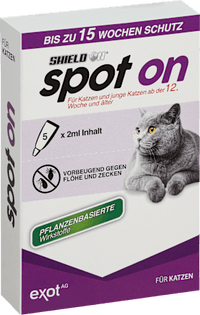 Vloeistof voor insectenwerend middel voor katten (5x2 ml), 10 ml