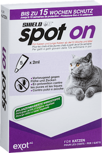 Vloeistof voor insectenwerend middel voor katten (5x2 ml), 10 ml