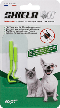 Accessoires voor honden en katten, tekenhaak, 2 stuks