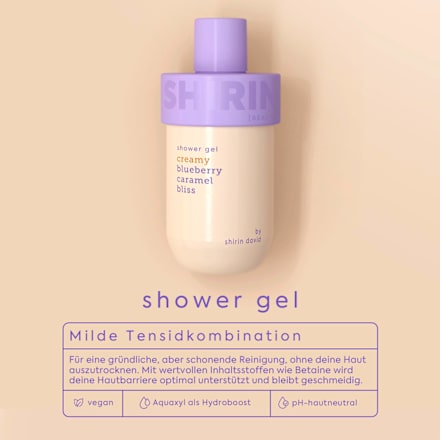 Douchegel Creamy Blueberry Caramel Bliss, 250 ml