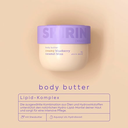 Körperbutter Creamy Blueberry Caramel Bliss, 235 ml