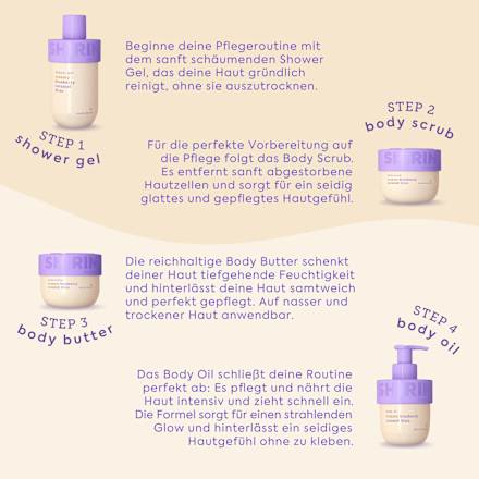 Romige Blueberry Caramel Bliss Body Oil, 150 ml