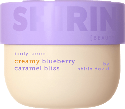 Romige Blueberry Caramel Bliss Body Scrub, 235 ml