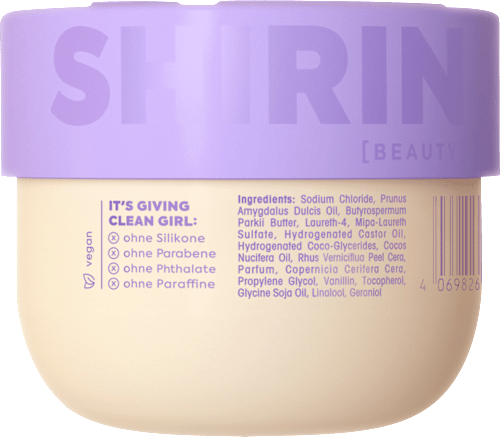 Romige Blueberry Caramel Bliss Body Scrub, 235 ml