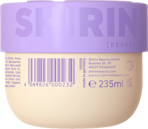 Romige Blueberry Caramel Bliss Body Scrub, 235 ml