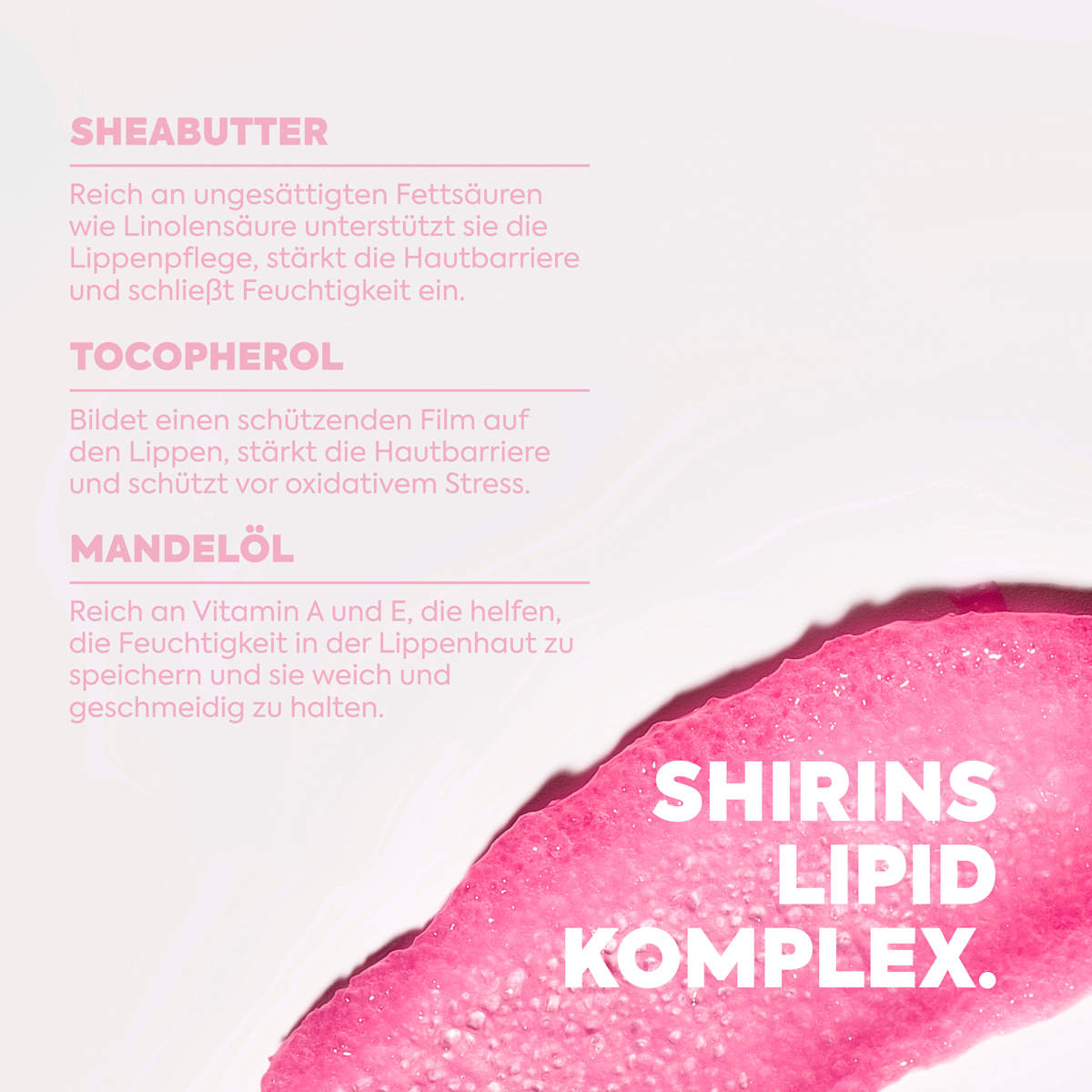 SHIRIN BEAUTY Lip Scrub Strawberry, 10 ml