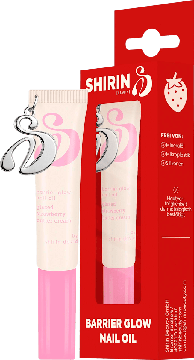 SHIRIN BEAUTY Nagelöl glazed strawberry butter cream, 8 ml