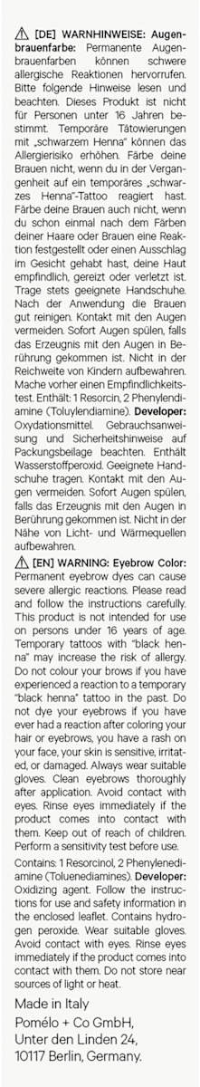 Wenkbrauwkleur lichtbruin, 1 st.