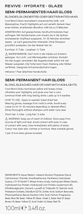Farb-Glanzbehandlung Glossing Cool Blond, 100 ml