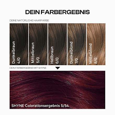 Haarfarbe 5/54 Lisbon Dunkelrot Mahagoni, 1 St