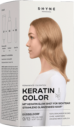 SHYNE Professional Haarfarbe 9/13 Düsseldorf Hellblond Soft Gold, 1 St