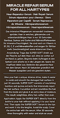 Haarserum Super Soft, 250 ml