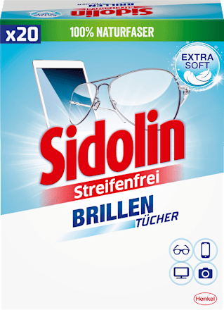 Streeploze brillendoekjes, 20 stuks