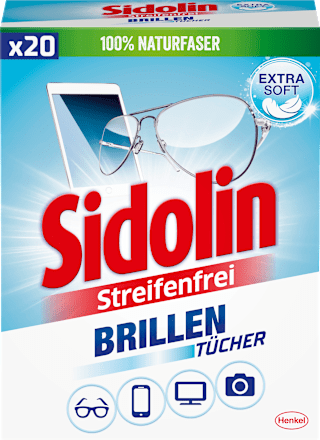 Streeploze brillendoekjes, 20 stuks