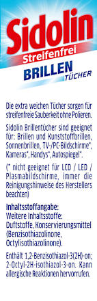Streeploze brillendoekjes, 20 stuks