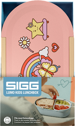 Snackbox Lumo rosa/gelb, 1 St