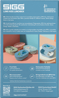 Snackbox Lumo rosa/gelb, 1 St