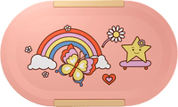 Snackbox Lumo rosa/gelb, 1 St