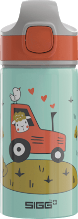 Trinkflasche Kinder Aluminium, mit Traktor 400 ml, 1 St