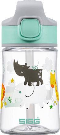 Trinkflasche Kinder Jungle Friend mint/grau, 350 ml, 1 St