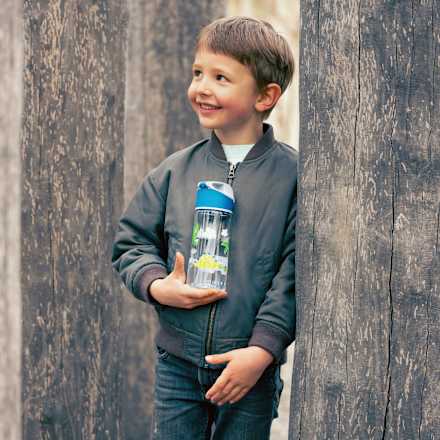 Trinkflasche Kinder Miracle blau, 450 ml, 1 St