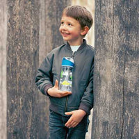 Trinkflasche Kinder Miracle blau, 450 ml, 1 St