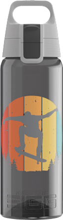 Trinkflasche Kinder Total Color Skate schwarz, 600 ml, 1 St